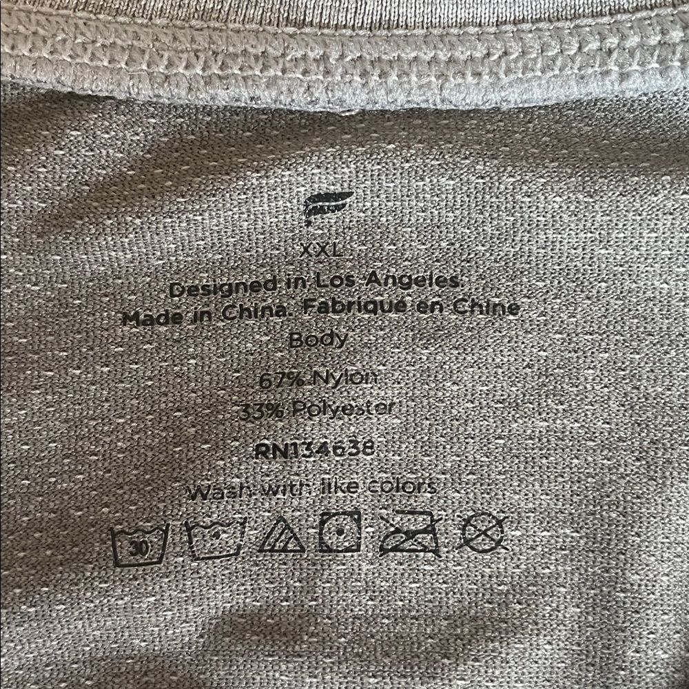 Fabletics Training Day Mid Gray Heather Athletic Tee Size Xxl View 4